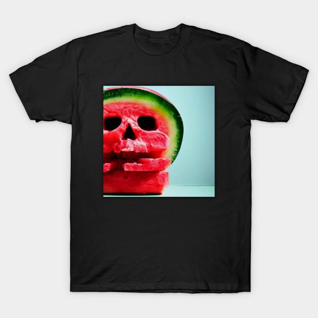 Smiling Watermelon Wearing Sunglasses T-Shirt by Watermelon Wearing Sunglasses